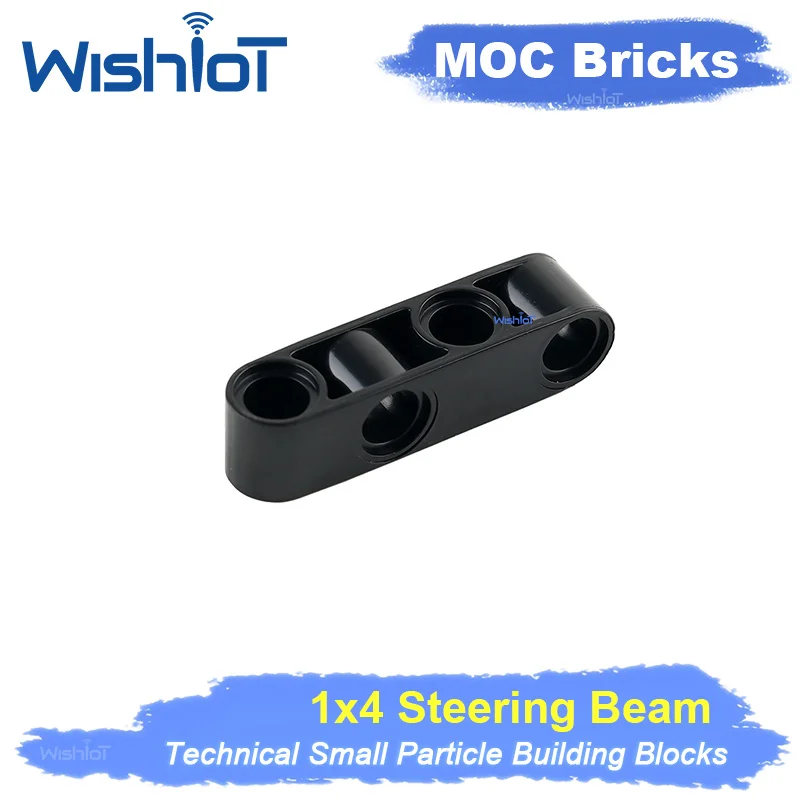 

Технический луч толщиной 1x4 с альтернативными отверстиями, детские развивающие строительные блоки «сделай сам», собирает частицы Moc, детали игрушки