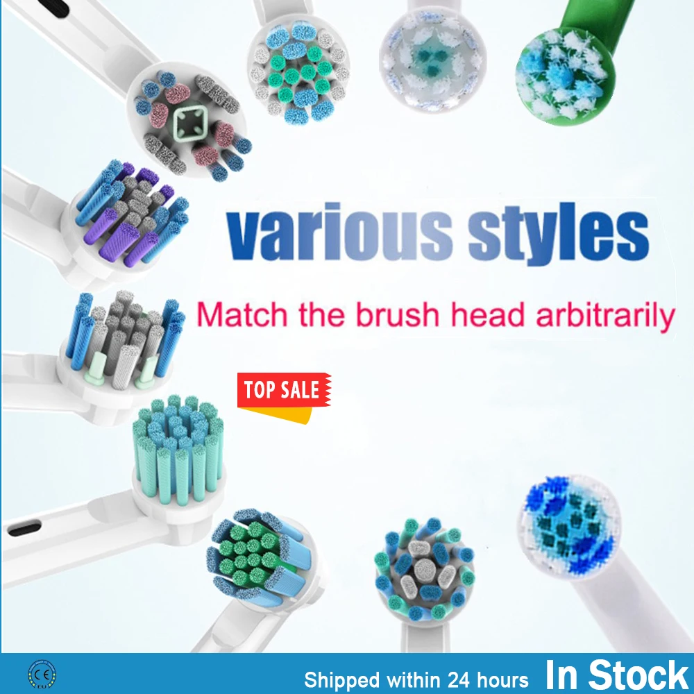 Electric Toothbrush Heads For  Oral B Replaceable Brush Head for Vitality for Oral-B Nozzles