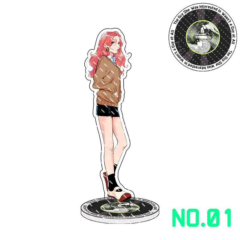 

NEW Anime The Guy She Was Interested in Wasn’t A Guy At All Koga Mitsuki Oosawa Aya Joe Kanna Acrylic Stand Birthday Fans Gift