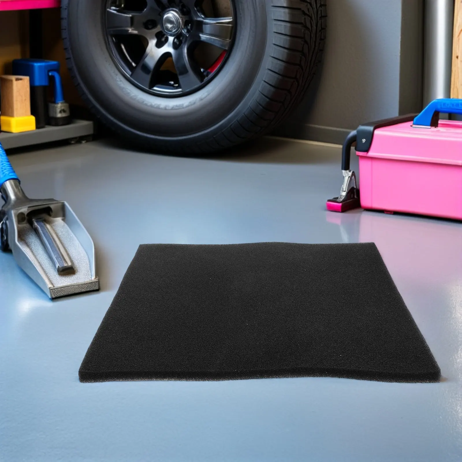 2pcs Car Oil Change Mat Proof Pad Absorbent Sheets No Splatter Design For Driveway Garage Vehicle Maintenance Tool view 5