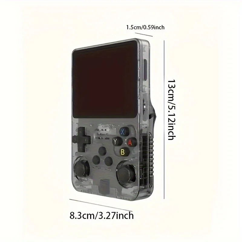 WUDS R36S Portable Handheld Game Controller with 3.5" HD Screen, Rechargeable Battery - Perfect  Gift for Gamers