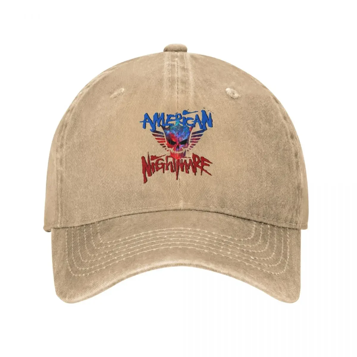 Cody Rhodes American Distressed Washed Casquette Baseball Caps Female Male Graphic Casual Summer Caps