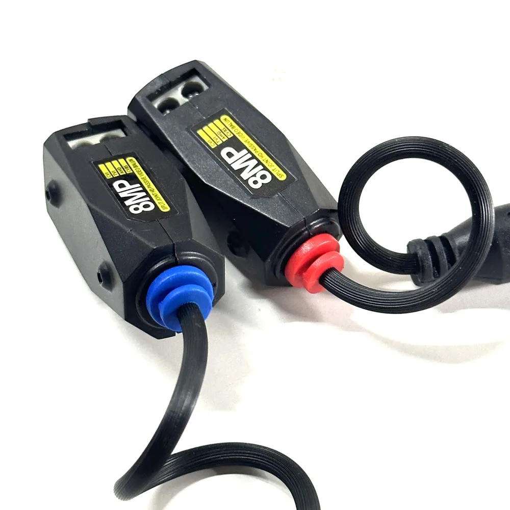 8MP CCTV HD Video Balun BNC Connector Transmission Passive Twisted Pair Cctv Cable Support HD 8MP AHD/CVI/TVI Camera