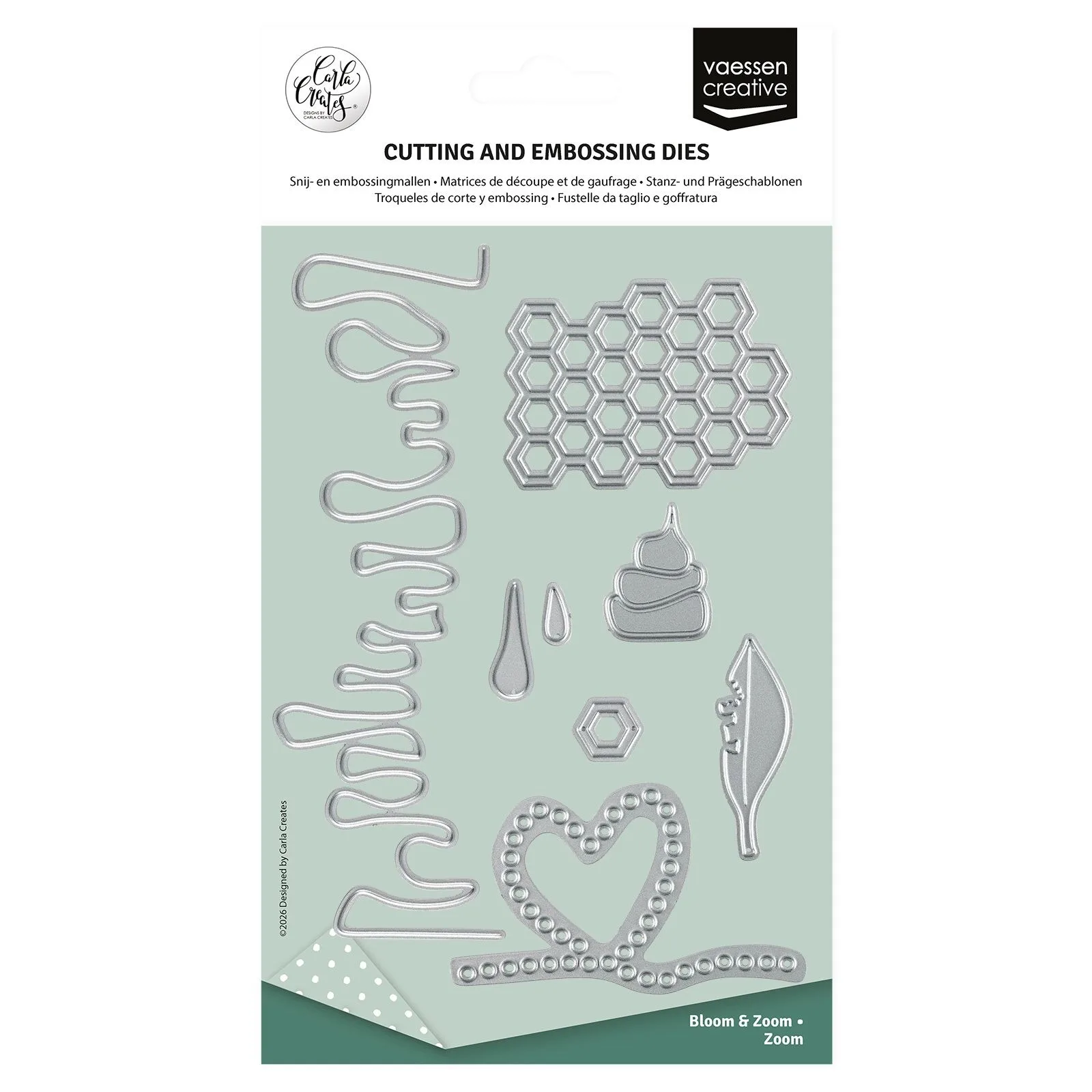 Snijmallen Garden door Carla Creates 2025 Nieuwe Metalen Stansmessen Craft Embossing Maken Papier Wenskaart Maken Sjabloon DIY