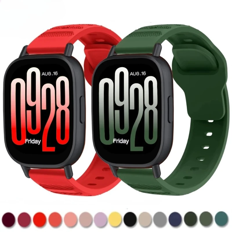 Sport-Silikonarmband für Redmi Watch 5 Active Huawei Watch GT4/5 Pro Armband für Redmi Watch 5 Lite Zubehör Band