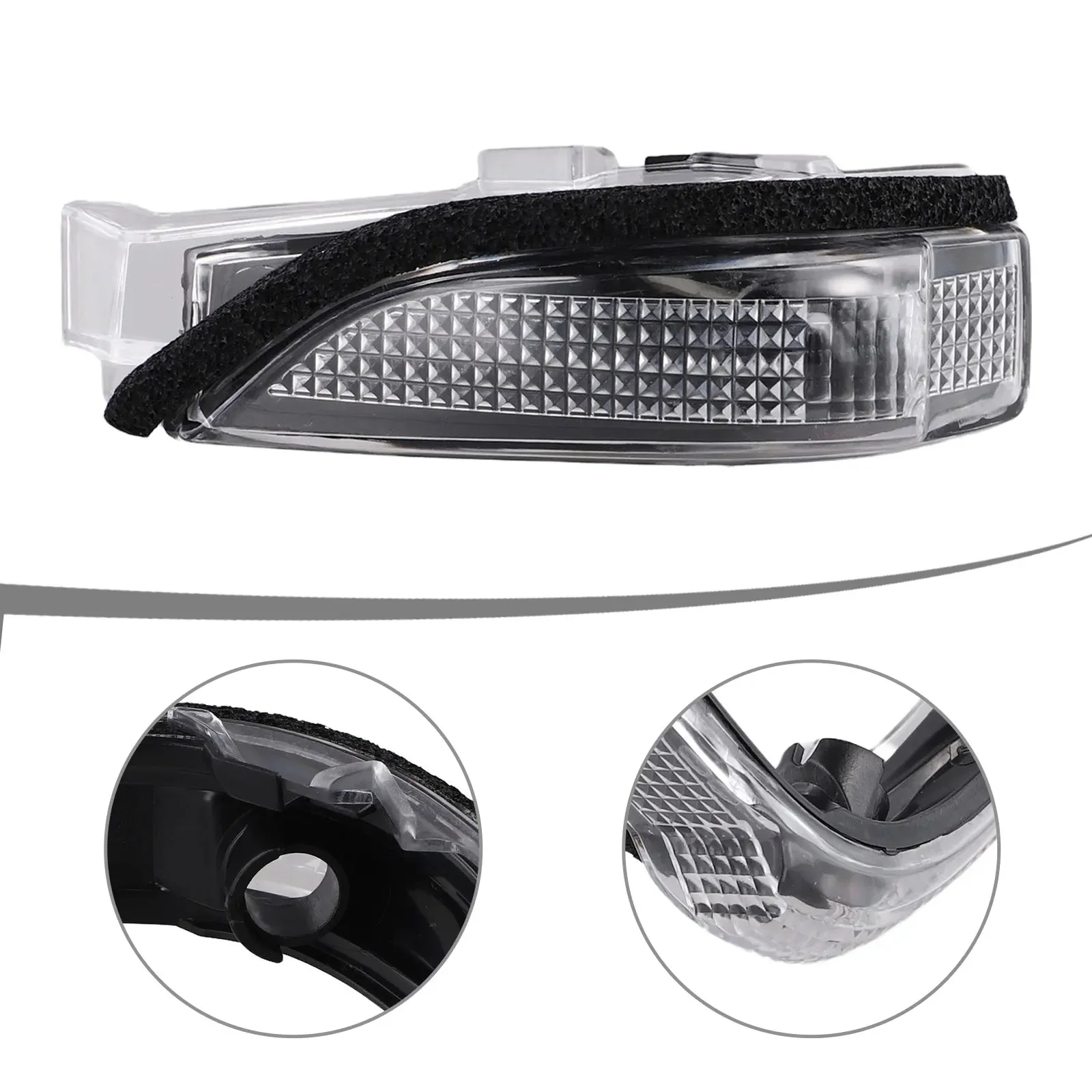 

Replacement Left Wing Mirror Indicator Lense for Toyota For Auris For Avensis 2013 2018 Black Transparent Color