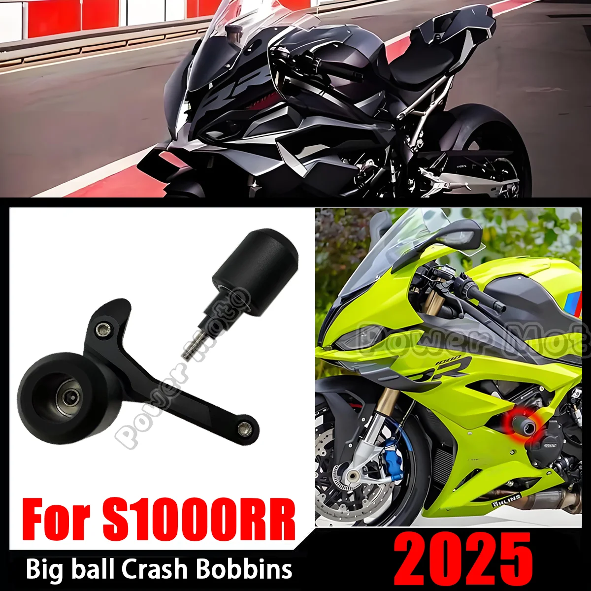 

For BMW S1000RR 2025 Motorcycle Accessories Falling Protection Frame Slider Crash Protector S1000RR 2019-2025