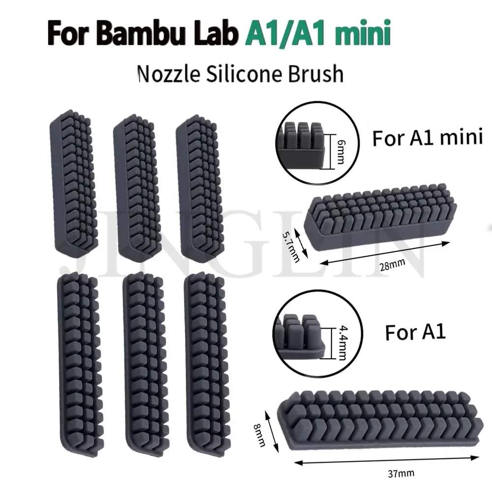 

For Bambu Lab A1 series 3D Printer Parts Nozzle wiping kit Efficient cleaning for Bambu A1/ A1 MINI 3D Printer Accessories