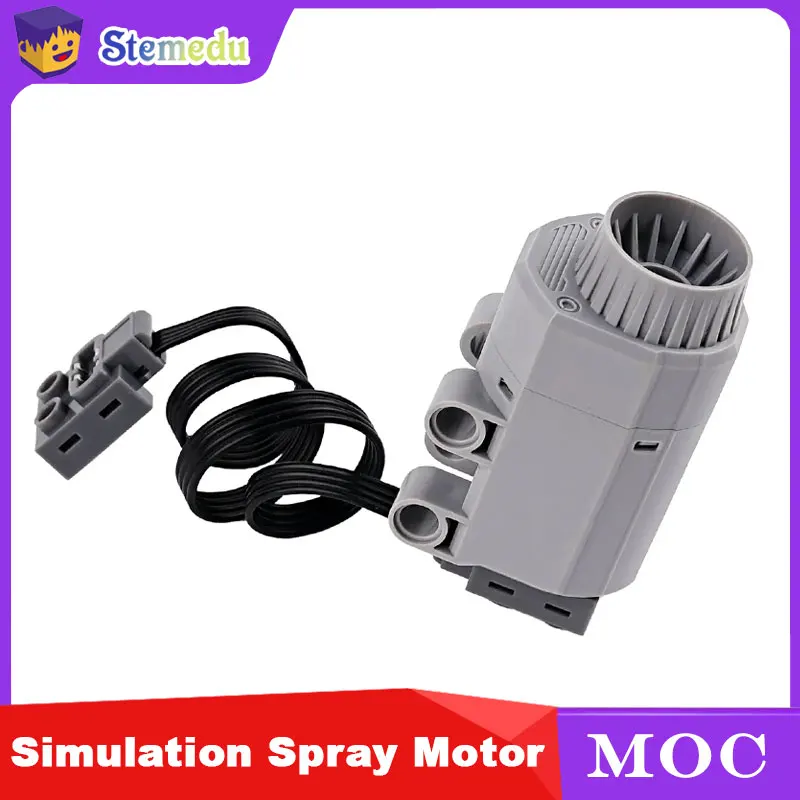 

MOC Smoke Spray Exhaust Kit - Electric Smoke Generator for Building Block Sports Cars | PF-Compatible DIY Modification Parts