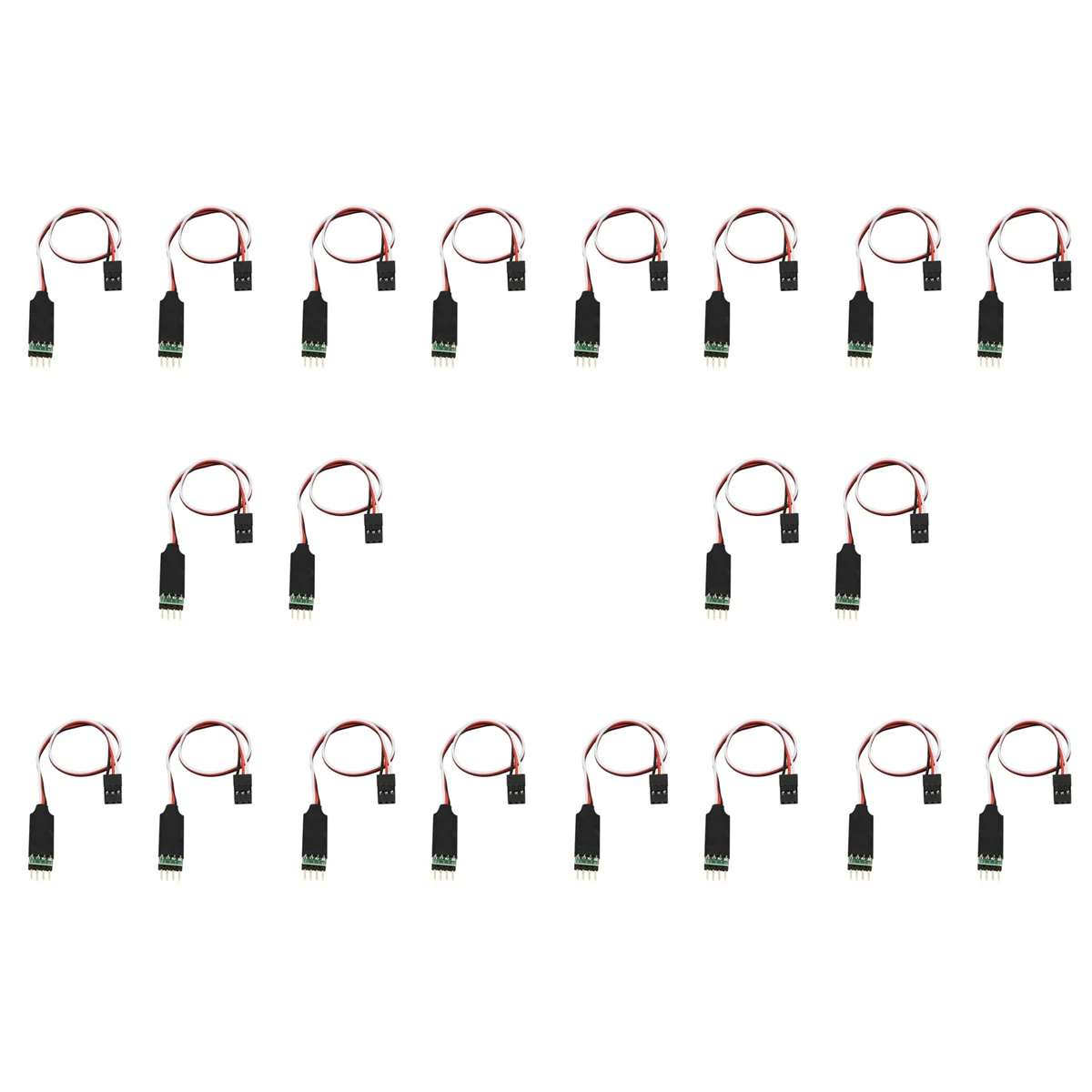 

Y34A 20Pcs 3CH 3-Channel LED Lamp Light Control Switch Panel for 1/10 1/8 RC Model Car Axial SCX10 Trx4