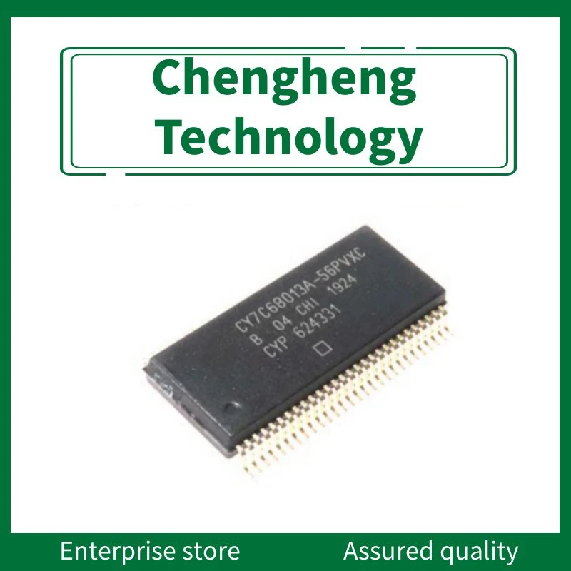 (5pcs/lot)CY7C68013A-56PVXC CY7C68013A SSOP56 New original microcontroller chip