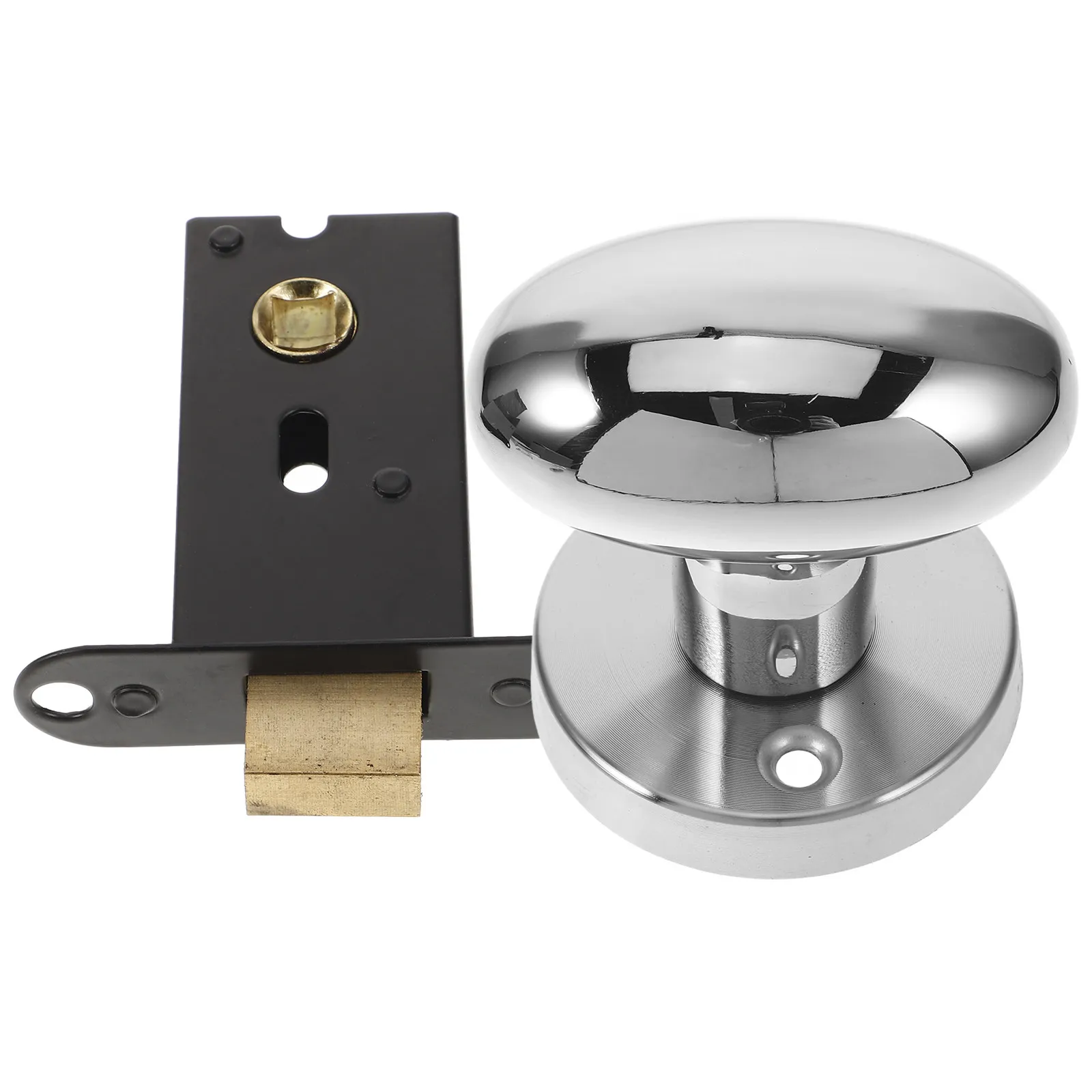 

1Set Invisible Door Lock Stainless Steel Single Sided Home Security Lock Suitable for Wide Hole Thick Doors Hidden Safety Latch