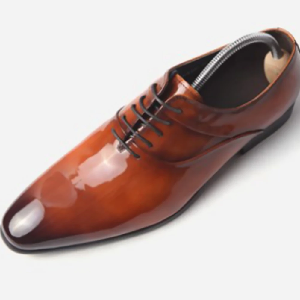 1Pair Beech Wooden Shoe Stretcher Adjustable Spring Design for Various Shoes Sizes Men Women Comfortable Shaping Tool