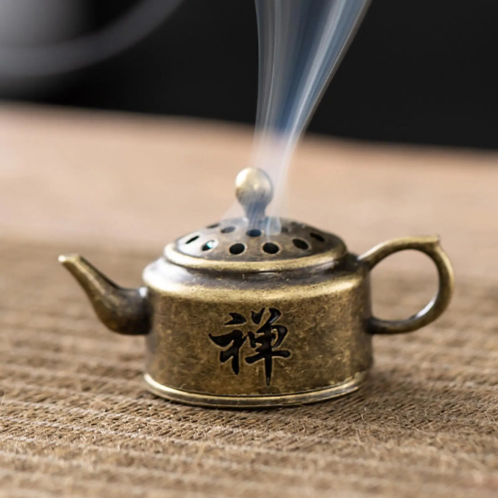 Coil Incense Burner Metal Vintage Incense Holder Artistic Zen Decoration Flower Home Decor For Yoga Studios Meditation Rooms