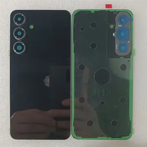 Bilashmart S24fe Rear Housing Samsung Galaxy S24 FE S721 Glass Back Cover Battery Case Replace Repair Spare Parts