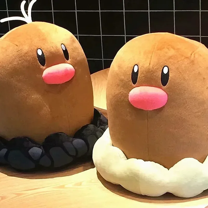 

40 см Diglett, большая плюшевая кукла, милая мультяшная игрушка, мягкая подушка, украшение для комнаты, дивана, подушка-компаньон, кукла-сюрприз, праздничный подарок