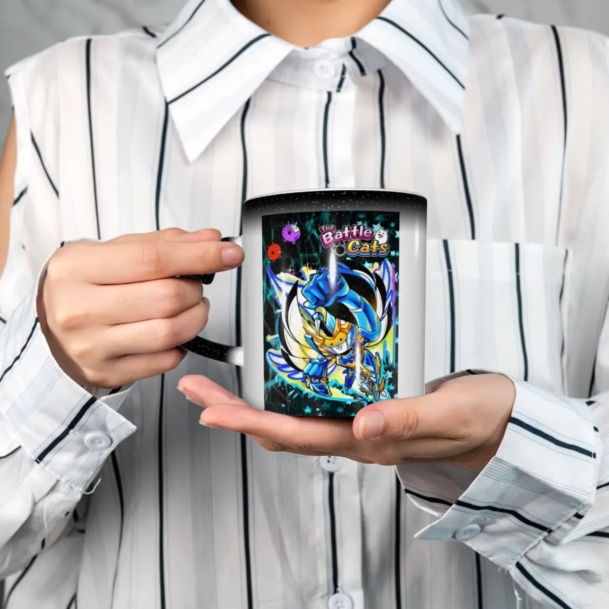 Battle Cats Cosmo Mug Funny Ceramic Coffee Cups Tea Mugs Milk Cup Drinkware Gift for Friends