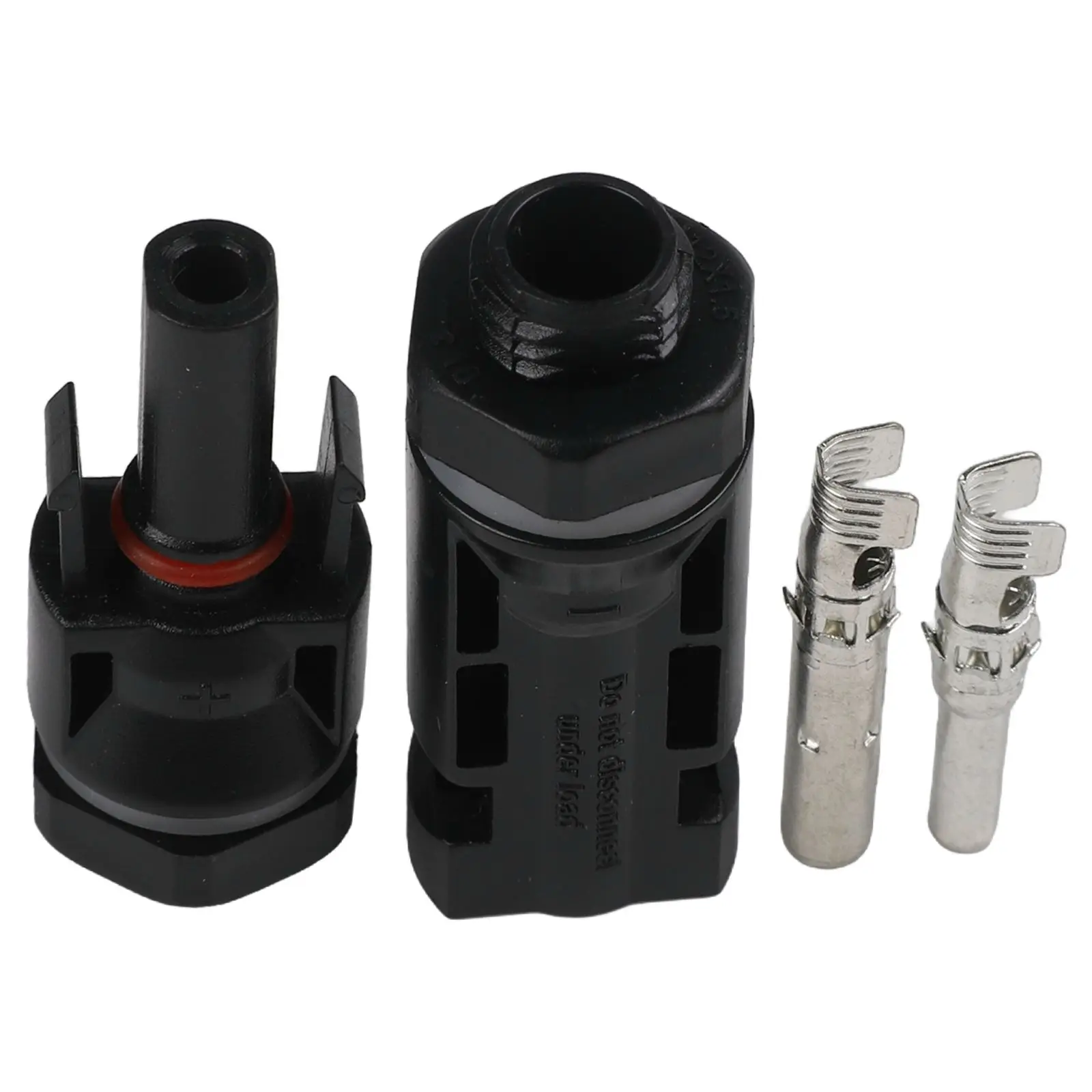 5 Pairs Black Solar Panel Connector Socket Coupling Power Distributor Adapter For 2.5mm 4mm 6mm PV Cable 30A 1000V IP67