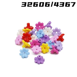 Rainbow Pig MOC 50pcs Flowers Blossom Cherry 32606 Sakura Petal Building Block DIY Street Tree House Creative Bricks Kids Toy