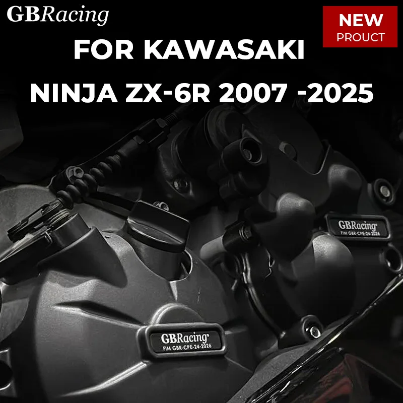 

MOTO Engine Protection Ninja ZX-6R 636 2013-2025 Engine Cover Motorcycle Protection Covers Protective Case Set