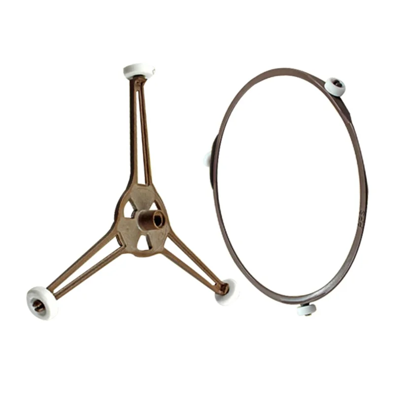 A66T-Микроволновая пластина с роликовым кольцом, прочная подставка для поворотного стола для даже распределения тепла, простая установка, аксессуар для микроволновой печи