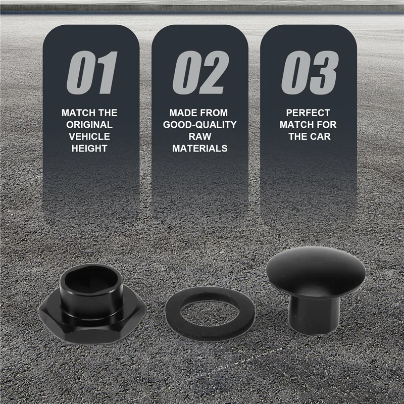 

Rear Windshield Glass Strut Hardware Kit Fit For Honda Civic 92-95 Hatchback EG6 CRV Black