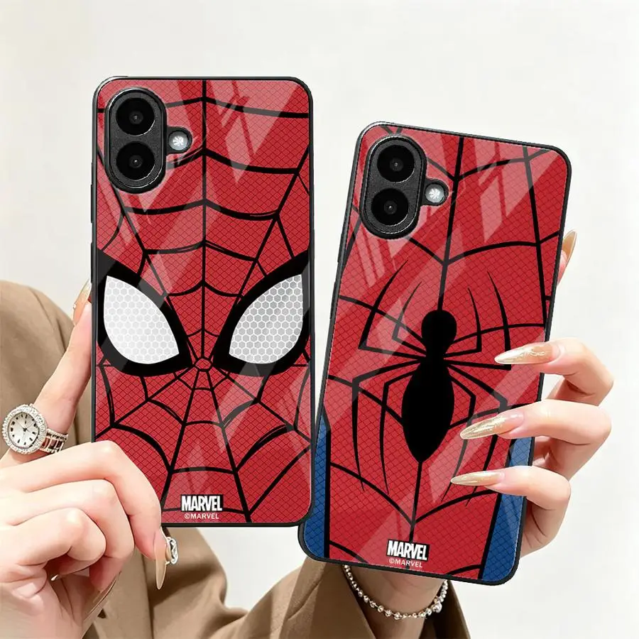 Spider-Man Cool Glass Case for Samsung Galaxy A36 A06 A37 A27 A25 A16 A32 A14 A26 A15 A34 A13 A56 A57 A55 A07 A54 A24 A73 Phone