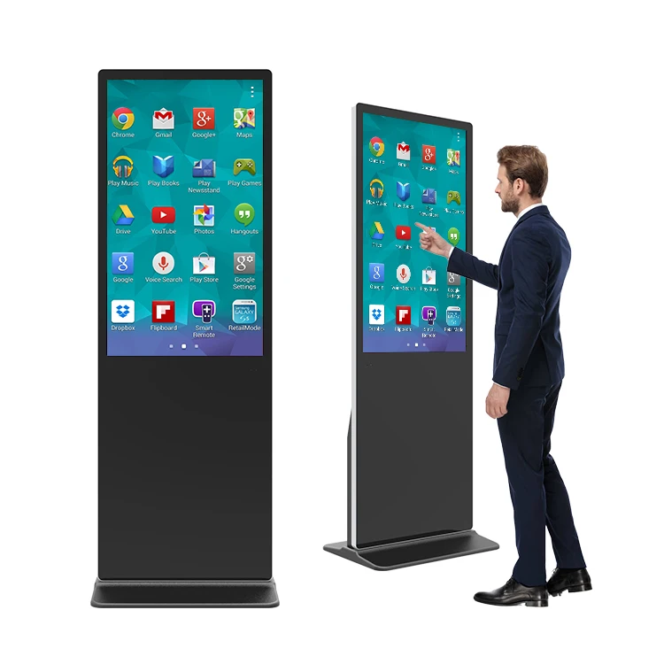 

Floor Standing 32 43 50 55 65 Inch Indoor Large Lcd Touch Screen Interactive Screens Advertising Machine