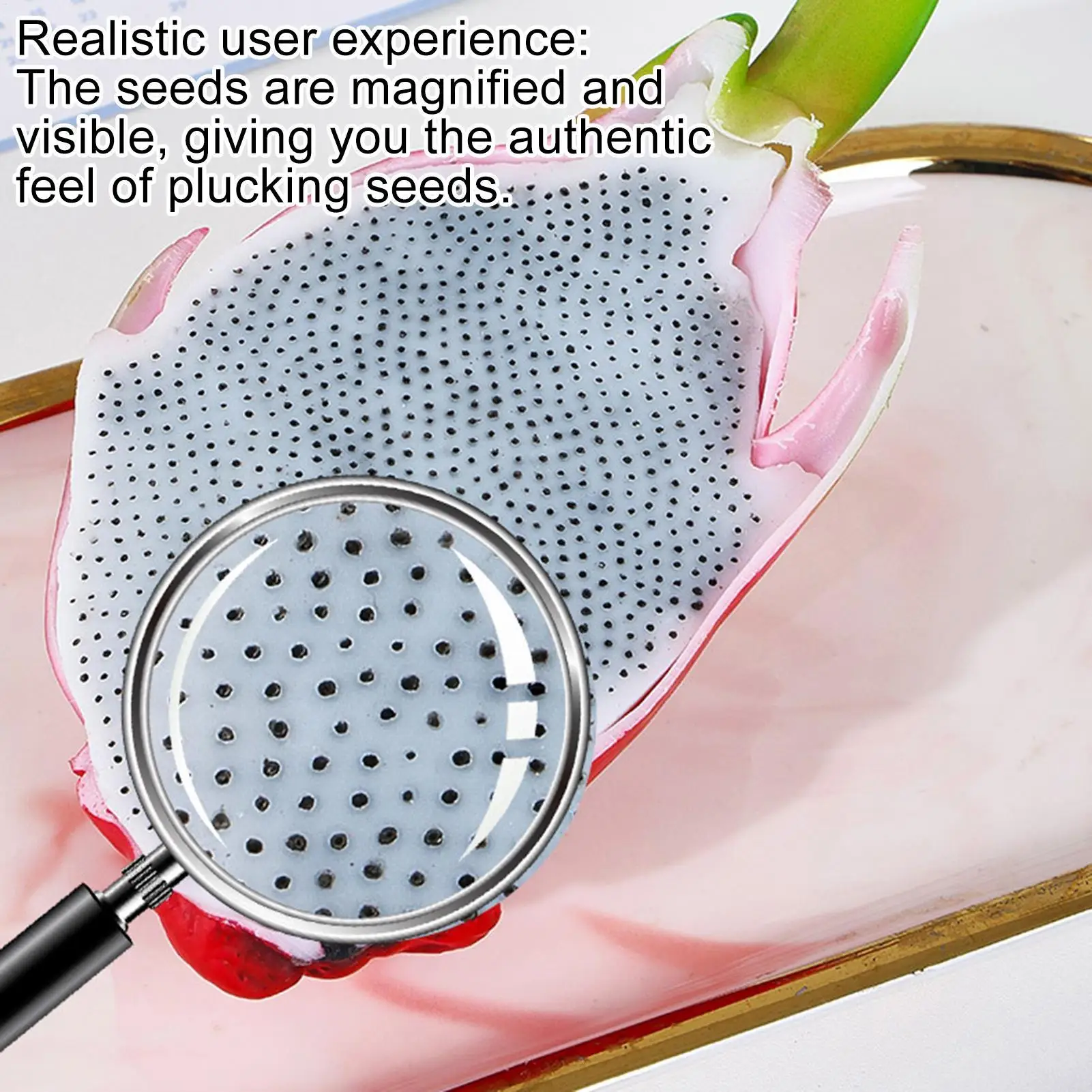 

Squeeze Pimple Fidget Toy Мягкая силиконовая многоразовая модель Dragon Fruit Design Pimple Сенсорные игрушки для сжатия для взрослых и детей