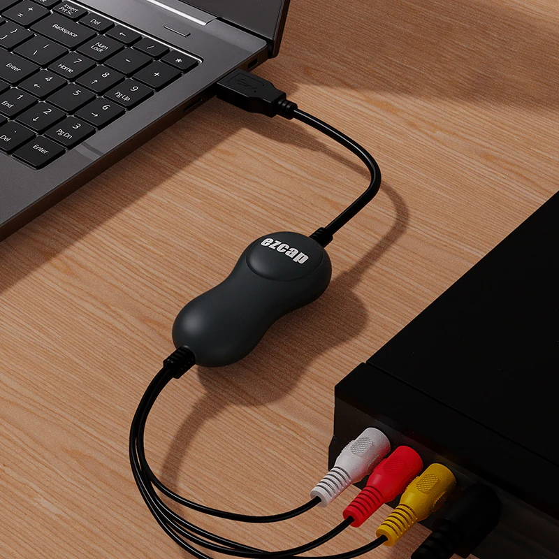 USB 2.0 بطاقة التقاط الصوت والفيديو DVD VHS DVR S-video AV مسجل فيديو تناظري المنتزع إلى محول رقمي لنظام التشغيل Mac Win10 windows #5