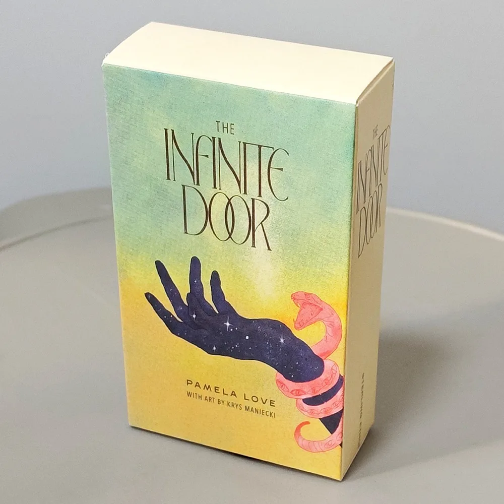 The Infinite Door Tarot Deck – 10.3*6cm 78 Mystical Tarot Cards with Dreamy Watercolor Artwork, Intuitive Guidance Cards