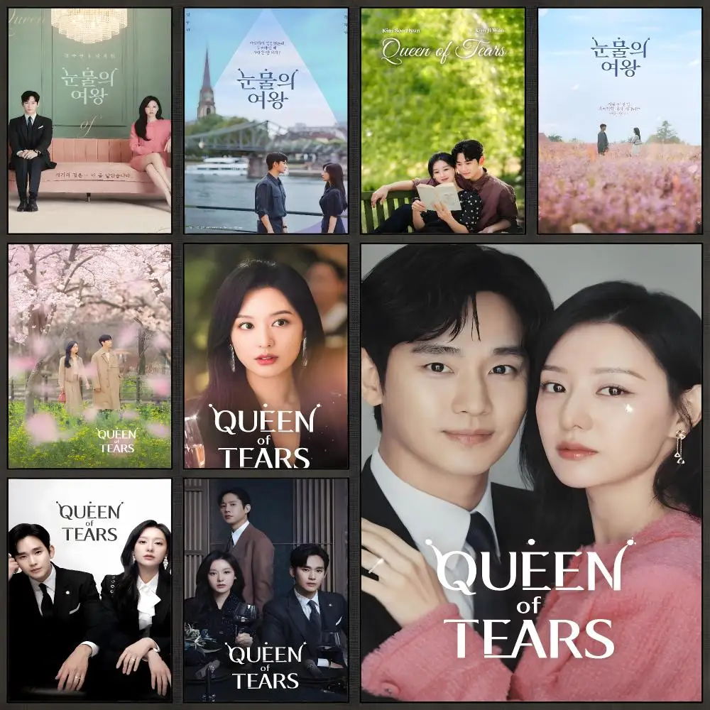 Drama Queen Of Tears KDrama Romance Poster Peel And Stick Wall Art PP Waterproof HD Bedroom Living Room Home Decor Gift