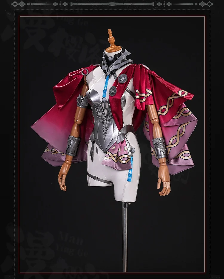 الدعائم الرائعة لوبا تأثيري حلي هالوين عيد الميلاد لعب الأدوار XS-XXL في الأوراق المالية لعبة Wuthering موجات ذيل لطيف حديثا