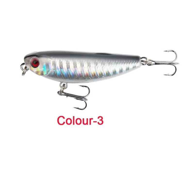 

Floating Pencil Fishing Lure, TopWater Quality Hard Bait, Trout Crankbait Wobbler, DW62, 5cm, 5G, 1Pc