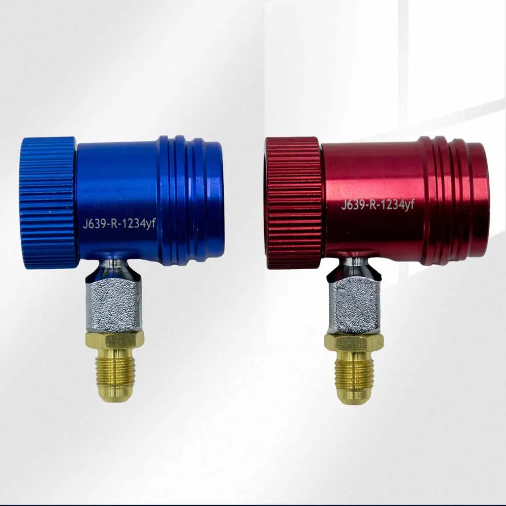 R1234yf High And Low Pressure Quick Coupler Refrigerant Meter Fluorine Adjustable Automotive Air Conditioning  alloy material