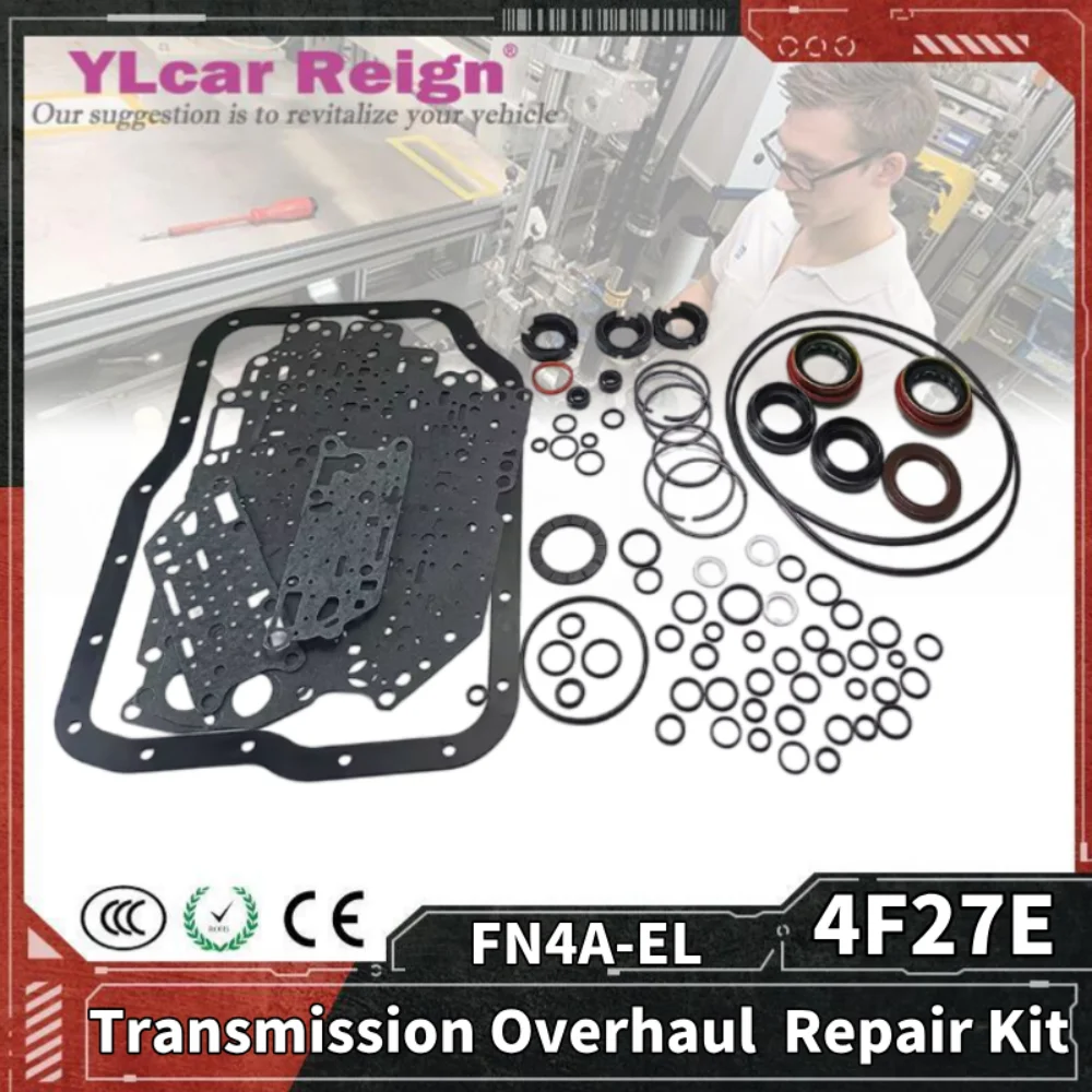 4F27E FN4A-EL FN4AEL Automatic Transmission Gearbox Overhaul Rebuild Repair Kit Seals Gasket Fit O-rings OHK for Mazda FORD