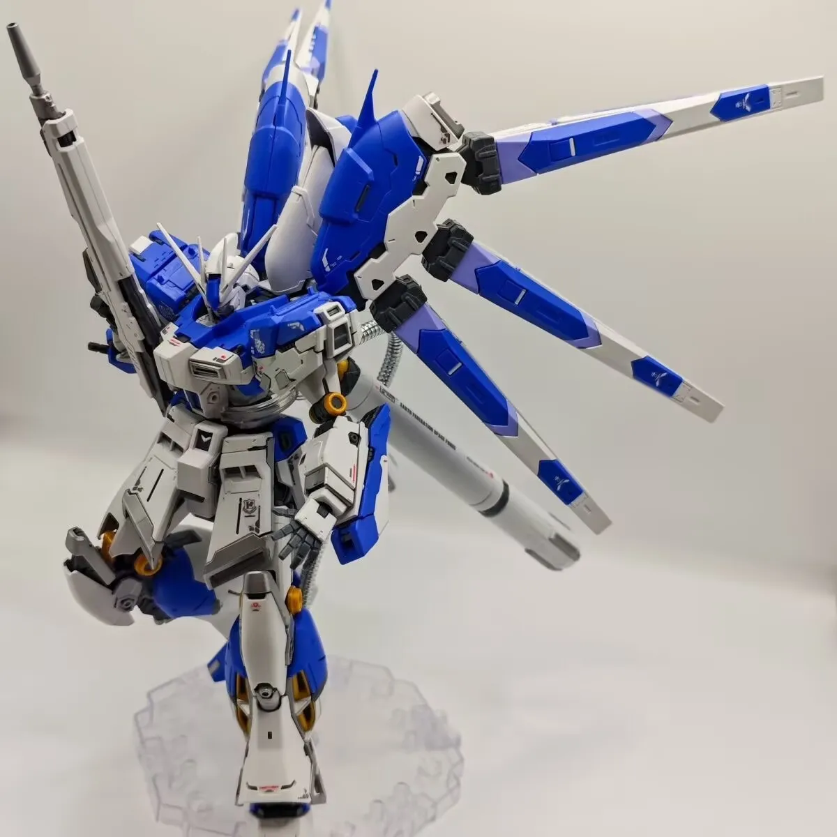 متوفر Gl نموذج RG-93-V2 Hi-ν Mech تجميع أطقم منمذجة مرحبا نو HG 1/144 عمل أرقام سطح المكتب الديكور دمية Gk الصبي لغز لعبة #3