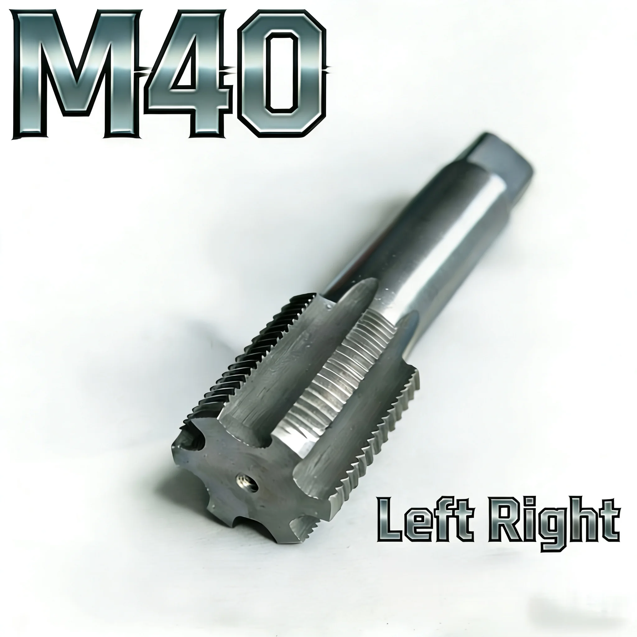 

Метрический машинный метчик HSS M40 для левой/правой резьбы M40X0.5, M40X0.75, M40X1, M40X1.25, M40X1.5, M40X1.75, M40X2, M40X2.5, M40X3, M40X4