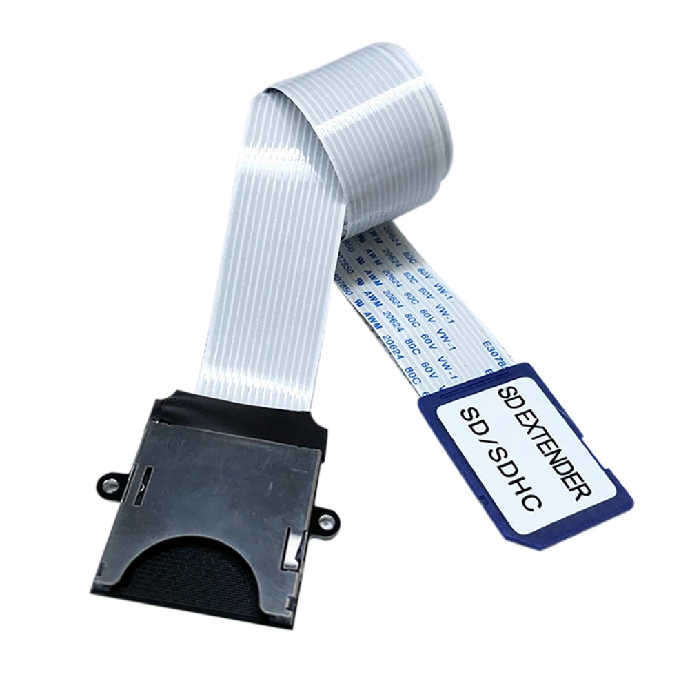 SD to SD Card Extension Cable Card Read Adapter Flexible Extender Micro-SD to SD/SDHC/SDXC Memory Card Extender Linker