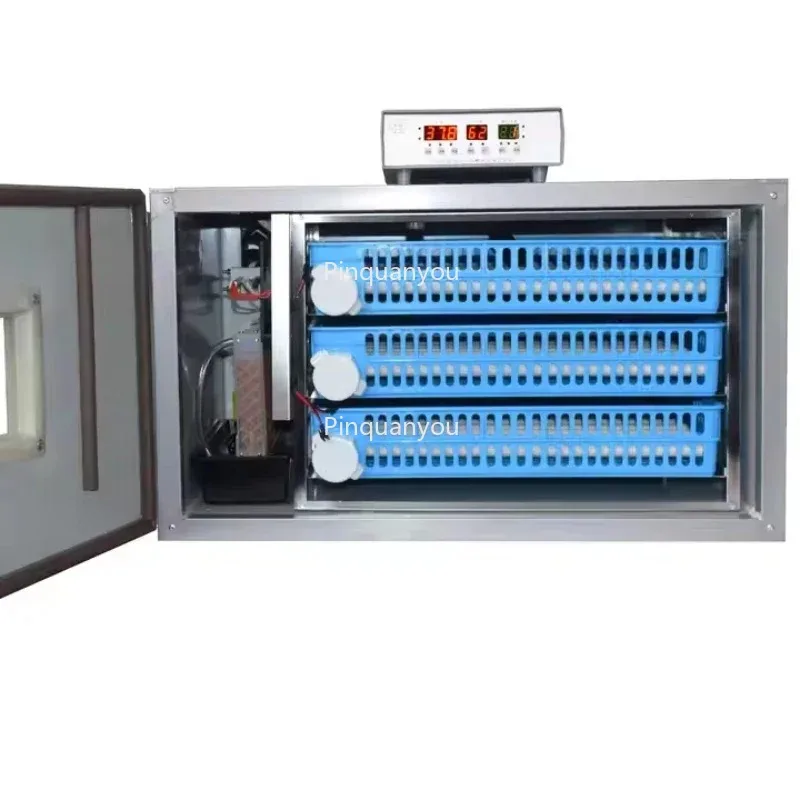 Poultry Egg  100/200/300 Chicken Fully Automatic Hatching Machine with Adjustable Roller Tray