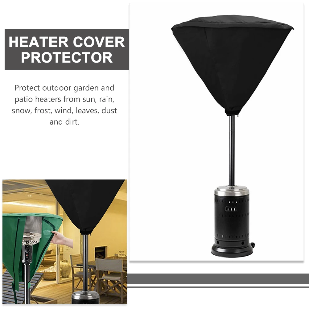 

Polyester Outdoor Patio Heater Covers Waterproof Heavy Duty Dust Sun Rain Snow Frost Wind Leaves Dirt Durable