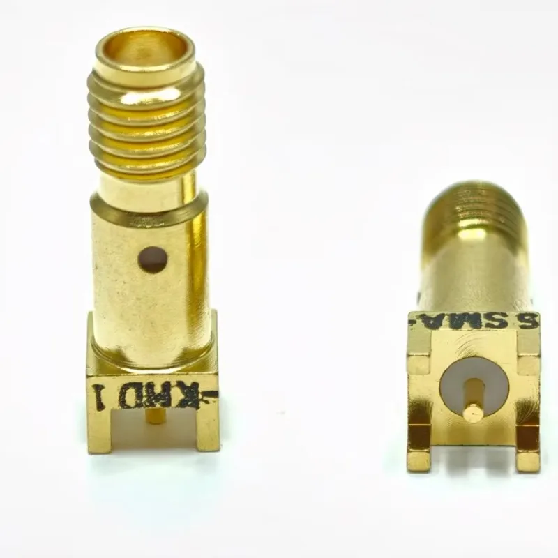 Factory Direct RF Coaxial Connector SSMA-KHD1 Straight Jack PCB Mount Microwave Connector Accessories Connector