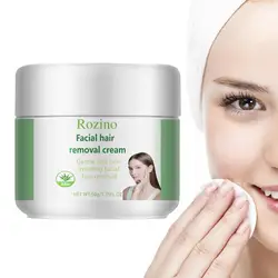 Facial Hair Removal Cream Aloe Hair Remover Face Cream 1.75fl Oz Mild Soothing Effective Repairing Body & Face Depilatories