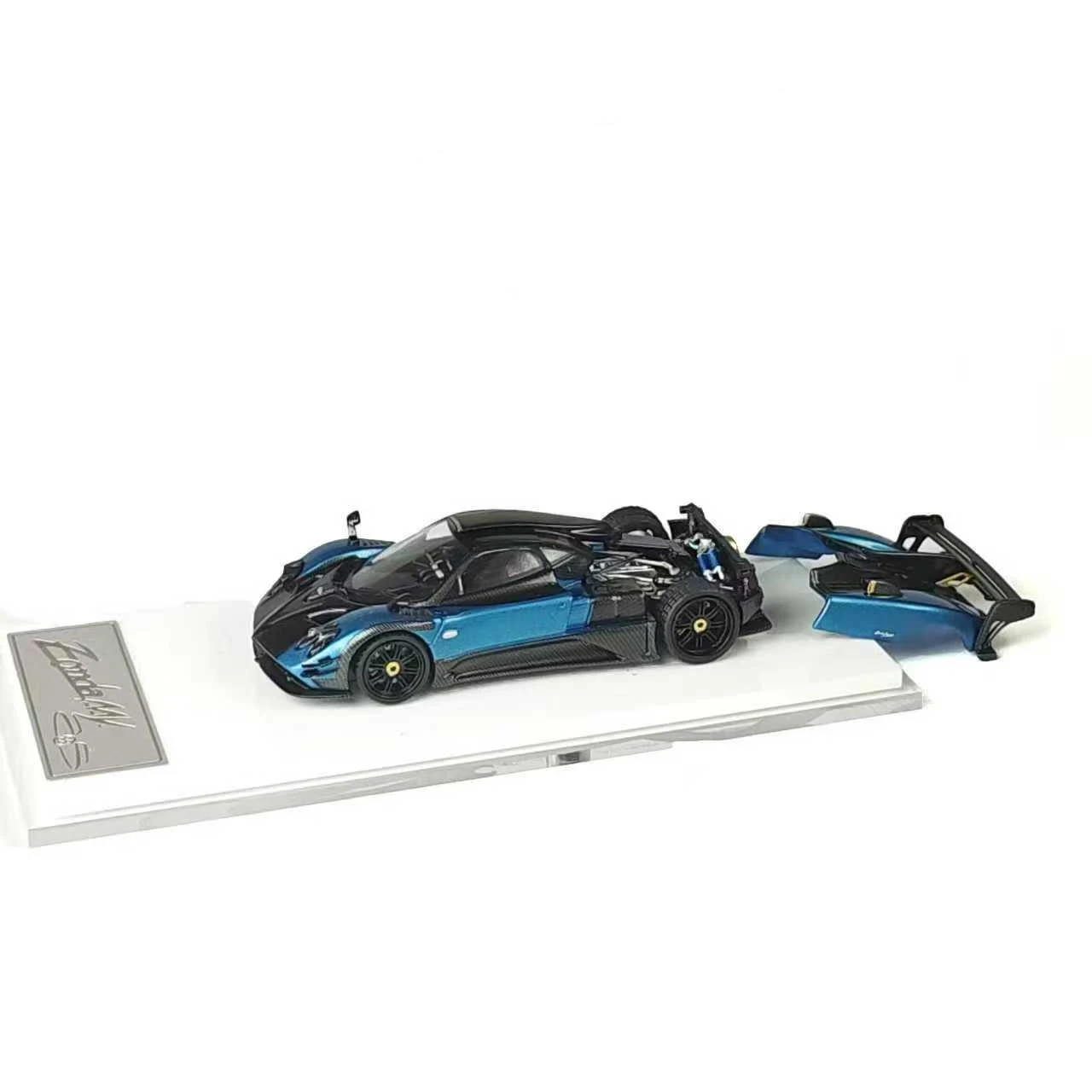 Rhino RM 1:64 Zonda 760 MY Roadster Hardtop mit Magnetischer Heckabdeckung, Legierung-Automodell