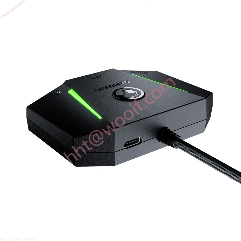 محول VX AimBox محول وحدة تحكم لوحة المفاتيح والماوس لسلسلة Xbox X/S Xbox One/PS4/ Switch