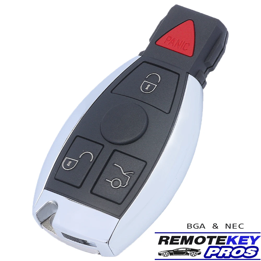 

DIYKEY NEC & BGA Smart Remote Key 3 Button / 4 Button 315mhz/433MHz Fob for Mercedes Benz A C E Class 2000+