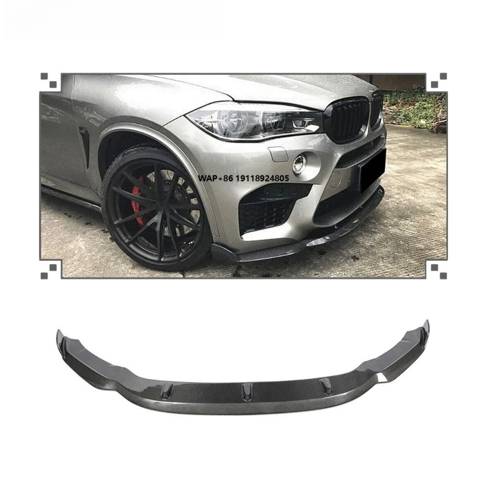 

Carbon Fiber Front Bumper Lip Spoiler for F86 X6M F85 X5M 2016