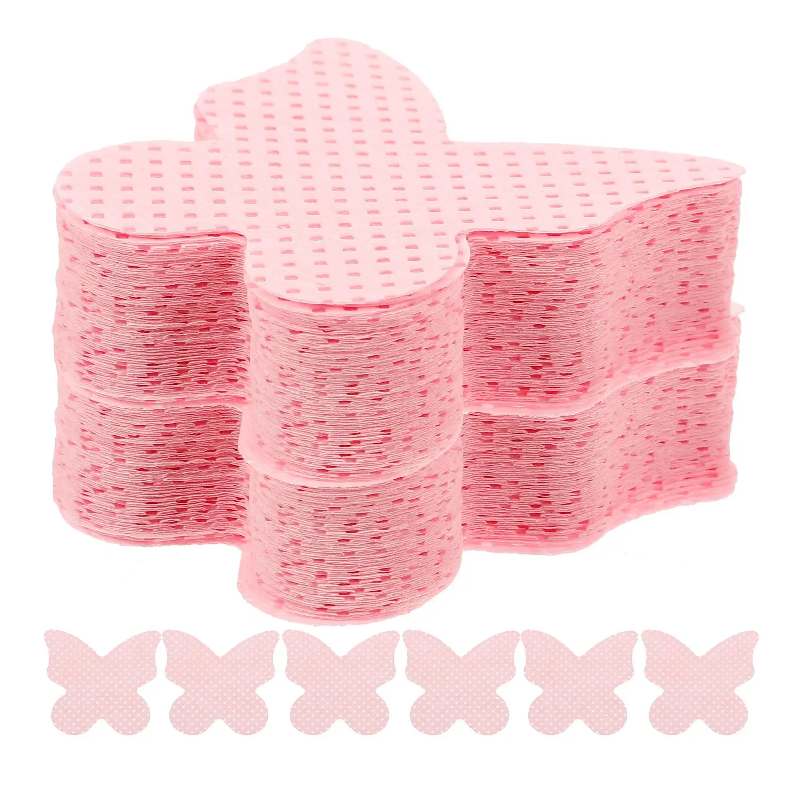 

Nail Polish Remover Pads Heart Shaped Lint Free Wipes Professional Gel Acrylic Snail Cleaner Travel Size