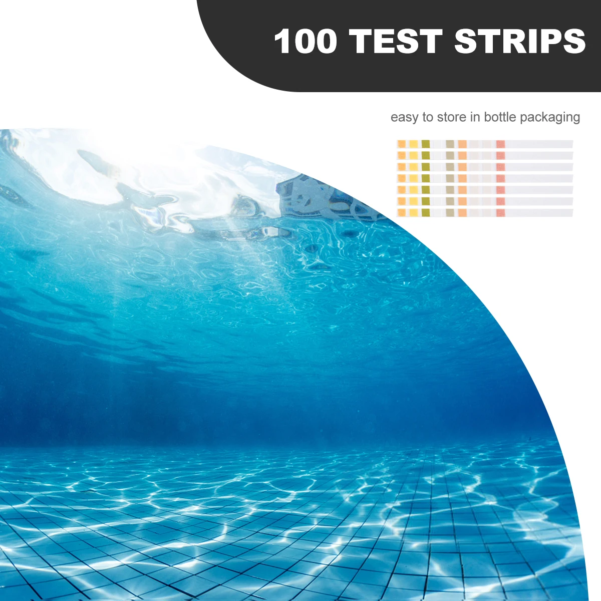 

50Pcs Water Quality Test Strips Fast PH Testing Papers for Aquarium Drinking Water Pool Hardness Home Test Kit