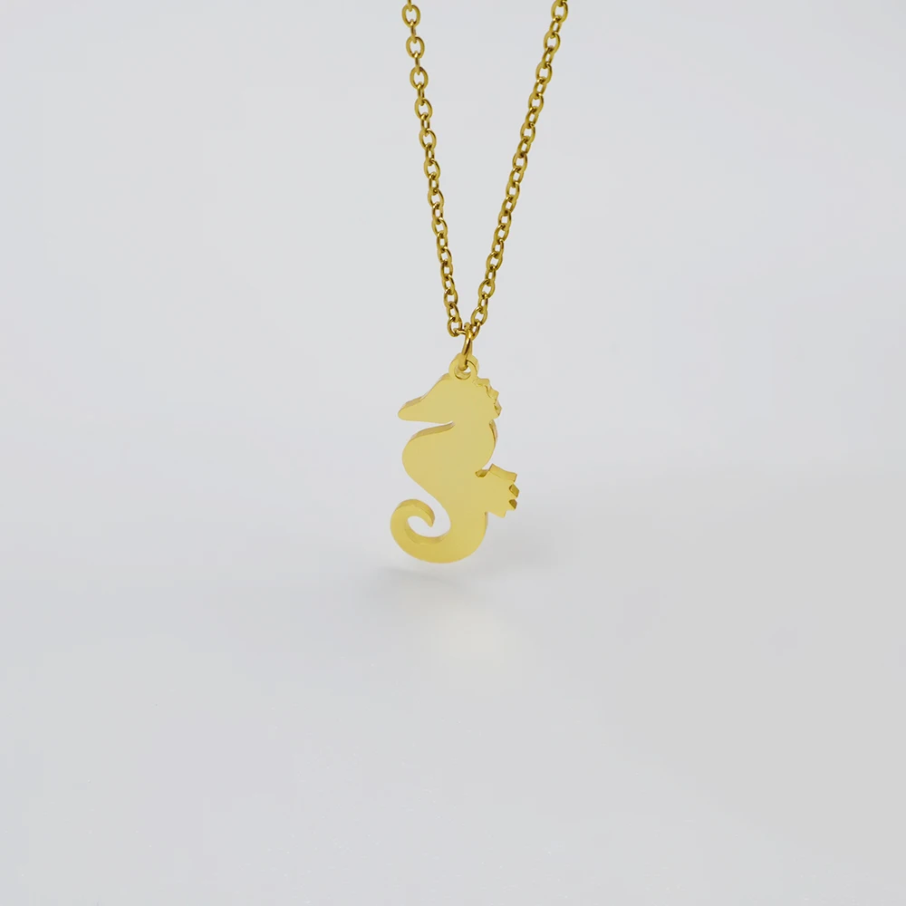 Exquisite and Minimalist Seahorse Pendant Necklace for Ocean Enthusiasts Minimalist Jewelry Best Friend Gift